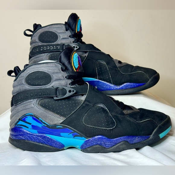 SOLD Air Jordan 8 Retro Aqua 2015 - Picture 2 of 13
